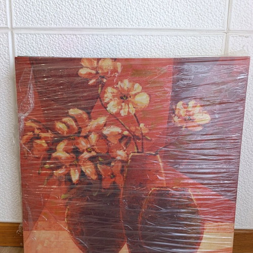 Set of 2 decorative art prints like new, approx. 55cm x 55cm each