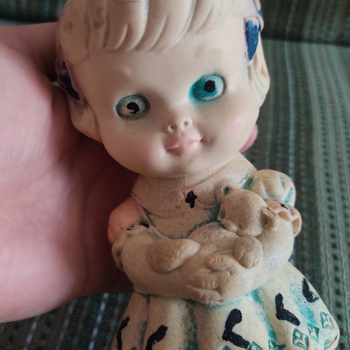 Vintage doll from the 1960s, German origin