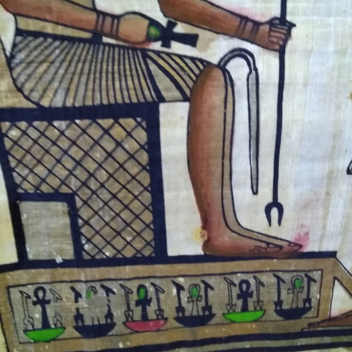 Papyrus Egypt used with images 42x32 cm