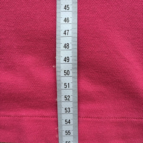 UNIQLO Magenta Pink Pique Polo Shirt Women Size L 100% Cotton