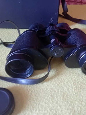 Everlite 7x-15x35 Zoom binoculars used vintage with case