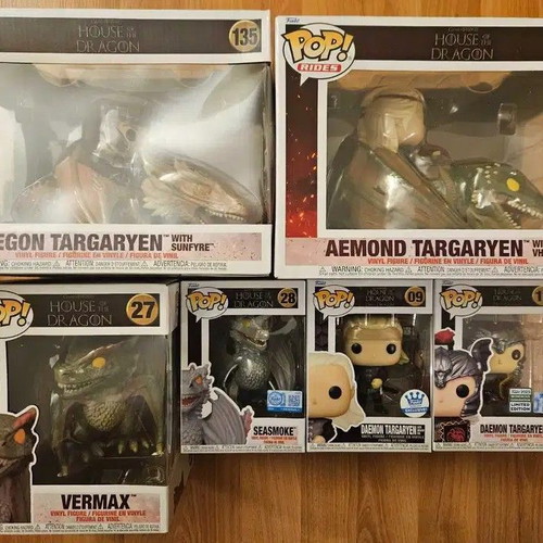 Game of Thrones House of the Dragon Funko Pop figures