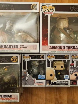 Game of Thrones House of the Dragon Funko Pop figures