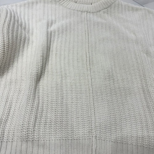 White knitted blouse used, size S