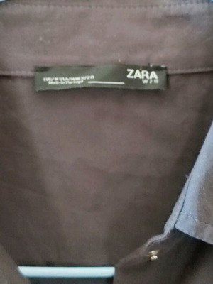 Zara cotton polo dress like new, large medium, gray
