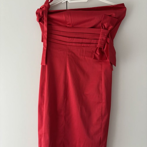 Women's red dress with bolero, size S