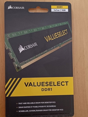 Corsair DDR1 1GB memory new