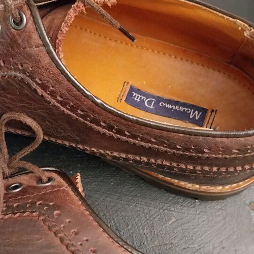 Massimo Dutti men's brown shoes like new, size 44