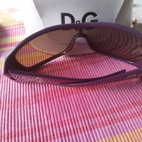 Dolce & Gabbana purple mask women's sunglasses like new with case