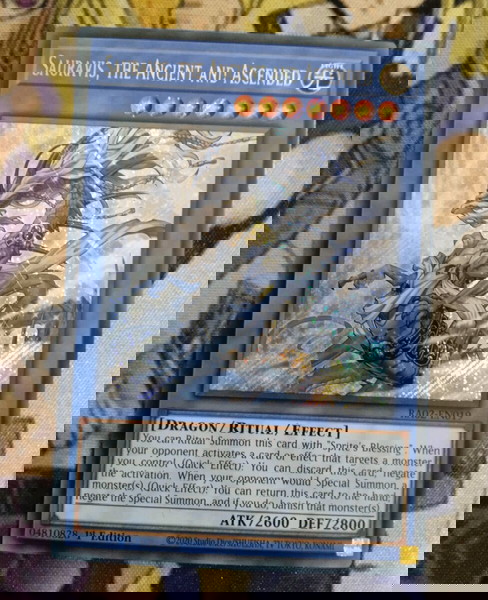 Sauravis The Ancient And Ascended (Secret Rare, Yugioh)