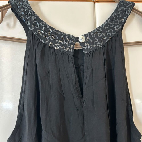 Black sleeveless dress like new, made in Italy, length 74cm