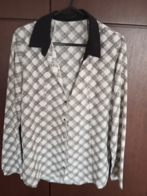 Sisley mercerized shirt new, multicolored, size S