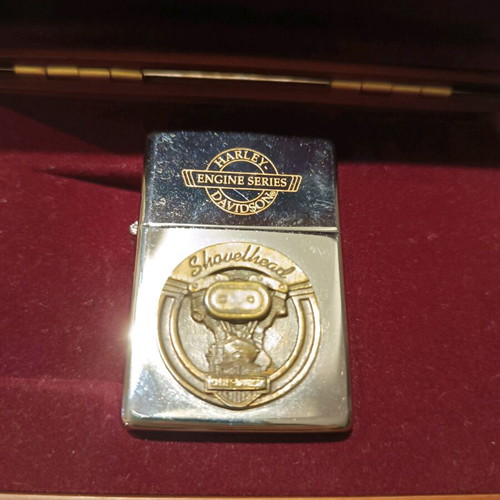 Zippo Harley Davidson Engine Series Shovelhead Limited Edition new with wooden box