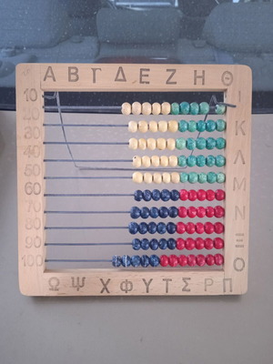 Abacus - alphabet board used
