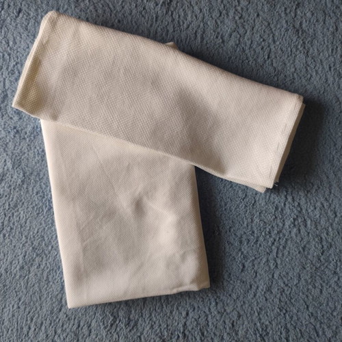Fabric set for embroidery used, 2 pieces white aida cloth