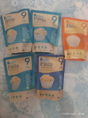 Better Than Pasta & Rice pack of 5, keto and Dukan diet