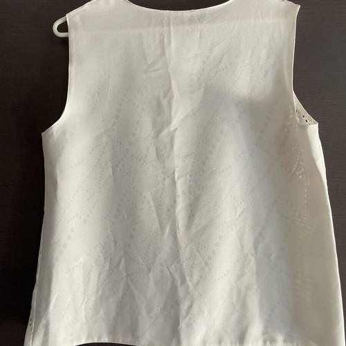 Zara white sleeveless top like new, size S