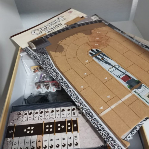Chariot Race board game new, language independent with English rules