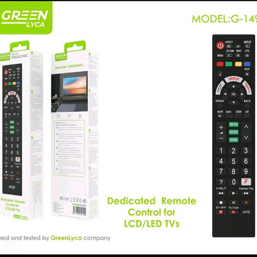 Remote control for all Panasonic TVs like new