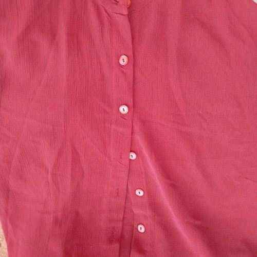 Women's shirt large used, linen, bordeaux