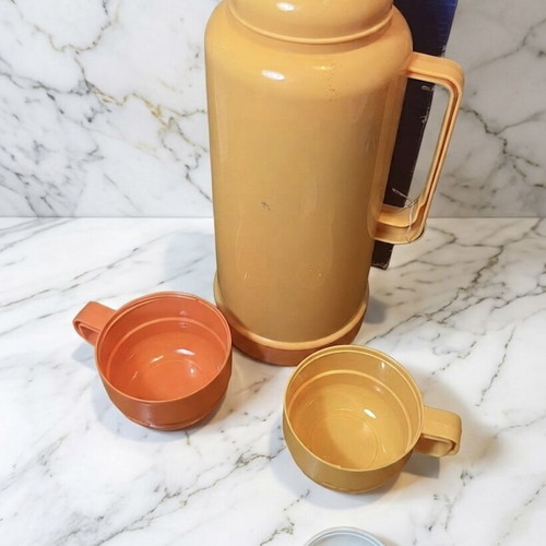 Vintage Vacuum Flask VB-4500PS 1.8L Hot & Cold with 2 Cups New