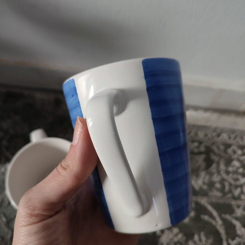 Mugs used, pack of 2, blue