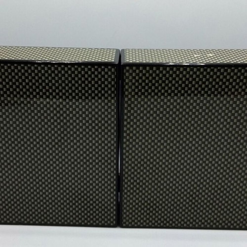 Cigar accessory set box like new with carbon fiber finish