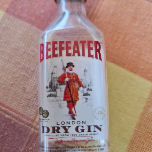 Beefeater Gin 50 ml collectible miniature used