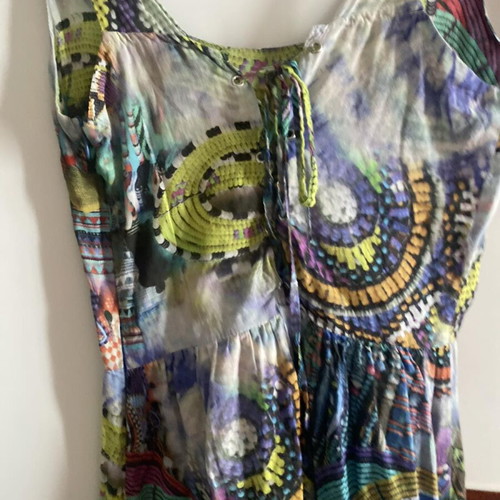 Milk & Honey colorful dress used, 100% cotton, airy