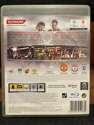 Pro Evolution Soccer 2010 PS3 game used