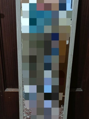 Full-length mirror like new, size 124x34 cm
