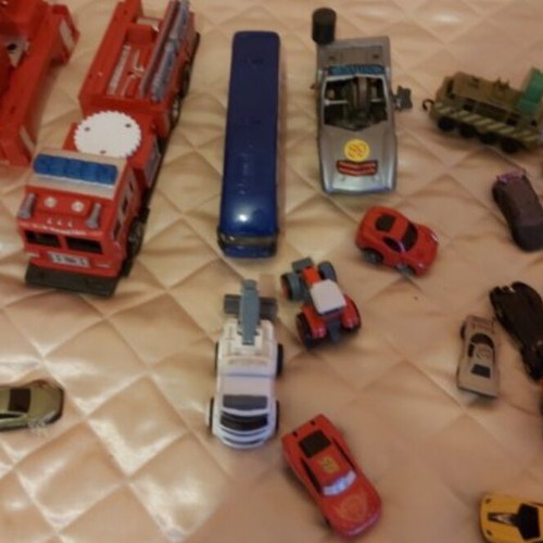 Toy cars used, set of 23, mostly metal