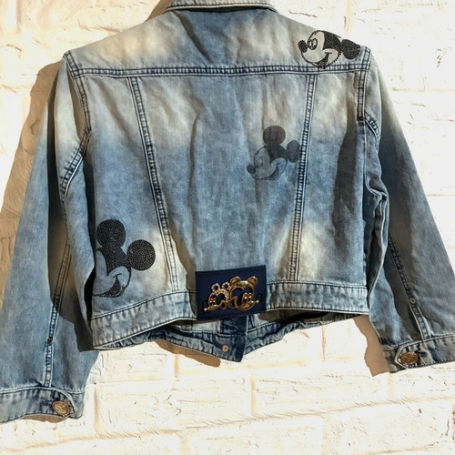 Galliano denim jacket like new, blue, size XL