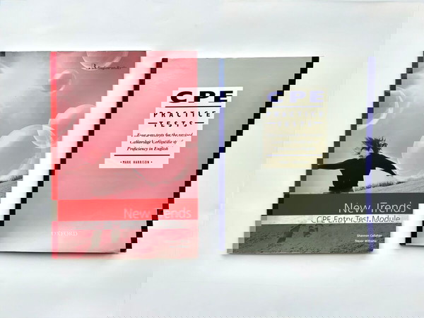 2 CPE Books:New Trends CPE Entry Test Module by Shannon Callahan+CPE Practice Tests by Mark Harrison