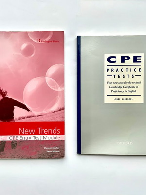 2 CPE Books:New Trends CPE Entry Test Module by Shannon Callahan+CPE Practice Tests by Mark Harrison