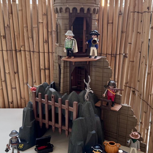 Playmobil 3665 Baron's Battle Tower used medieval playset 1993