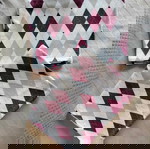  Ζεύγος μαξιλαροθηκες Dimcol Diamond Burgundy καινουριες