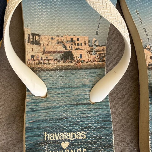 Havaianas flip-flops used, men's sizes 45-46, pair