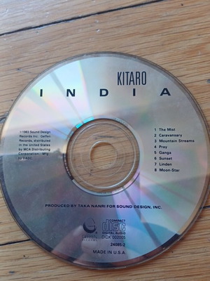 Kitaro India CD ηλεκτρονικής μουσικής