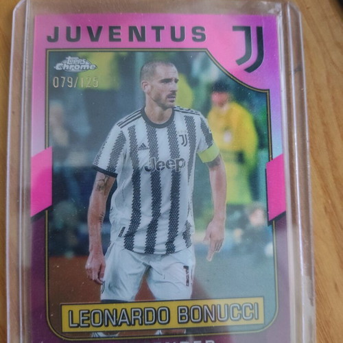 Topps Chrome Leonardo Bonucci Juventus Card like new