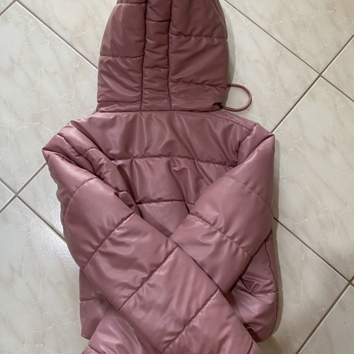 Puffer jacket warm, dusty pink, size M