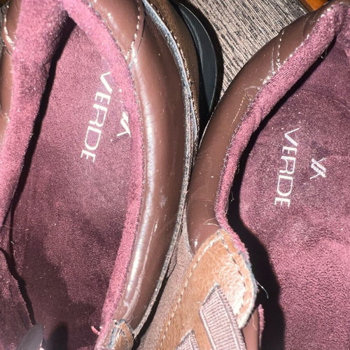 Verde shoes new, brown, size 39
