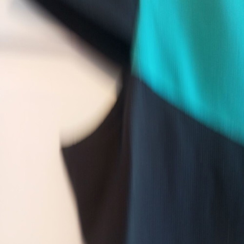 Allegra Carmine mini dress used, turquoise, white and black, size M
