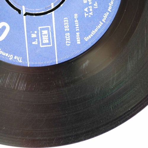 Aliki Vougiouklaki Ta Epangelmata & To Tsirko 7'' vinyl used, laiko