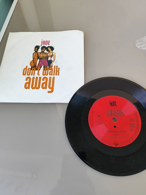 Jade Don't Walk Away 7" vinyl single, Giant Records
