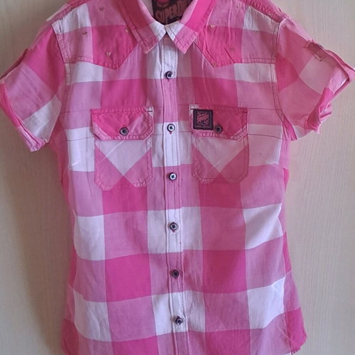Superdry women's shirt size XS, slim fit, like new