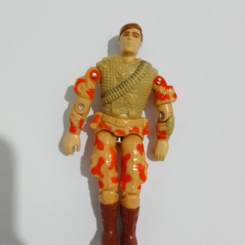 Gi Joe Spearhead 1988 figure used with broken crotch