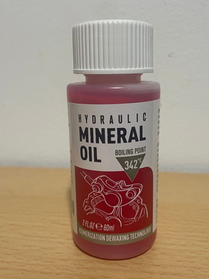 Bicycle Brake Fluid mineral oil, new, 60ml bottle