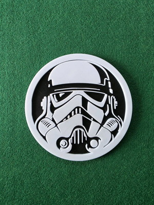 Star Wars Stormtrooper подложка нова, 3d принтирана