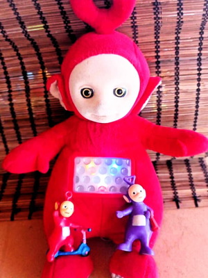 Vintage Teletubbies plush and figures set
